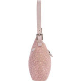 Fendi Monogram FF Croissant Buckle Shoulder Bag