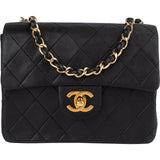 [🔄️B21 / F02] Chanel Quilted Lambskin Small Single Flap Crossbody Bag - vintageandkickz