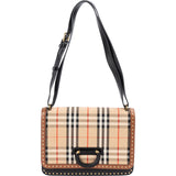 Burberry Vintage Check Studded D-Ring Crossbody Bag
