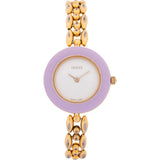 Gucci Gold Tone Change Bezel Chain 11/12.2 Bezel Woman Watch