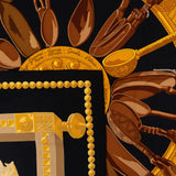 Hermès Cuillers d'Afrique Silk 90 Scarf Tuch