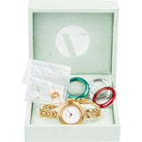 Gucci Gold Tone Change Bezel Chain 11/12.2 Woman Watch