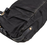 Prada Black Nylon Logo Handbag - vintageandkickz