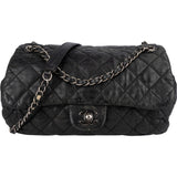Chanel Quilted Lambskin Single Flap Crossbody Bag - vintageandkickz
