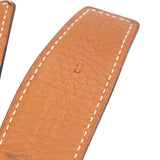 Hermès Bicolor Leather Reversible H Belt (90)