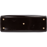 Christian Dior Patent Leather Lady Dior Medium Handbag