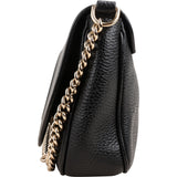 Gucci Black Leather Soho Chain Crossbody Bag