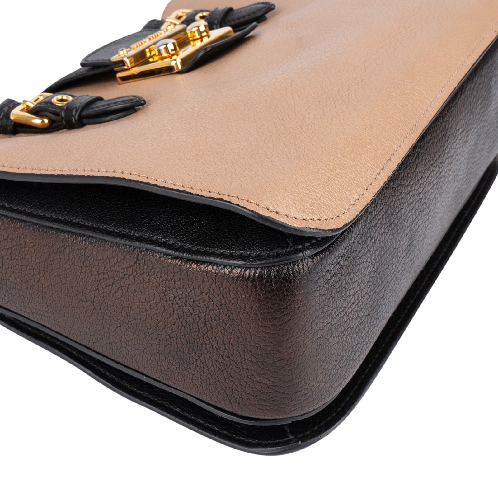 [🔄️B24 / F20] Miu Miu Multicolor Madras Leather Top Handle Crossbody Bag - vintageandkickz