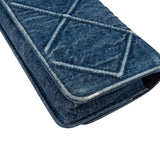 Chanel 19 Quilted Denim Chanel Wallet On Chain Crossbody Bag