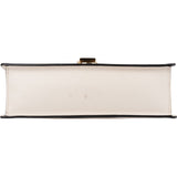 Gucci White Leather Sylvie Shoulder Bag