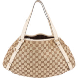 Gucci Monogram GG Canvas Abbey  Hobo Shoulder Bag