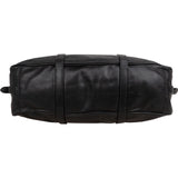 Prada Soft Black Calf Leather Handle Satchel Handbag