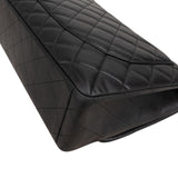 Chanel Quilted Lambskin Palladium Maxi Single Flap Crossbody Bag