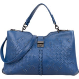 Bottega Veneta Intrecciato Leather Napoli Handbag