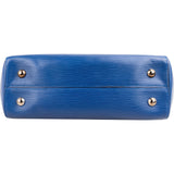Louis Vuitton Blue Epi Leather Cluny MM Shoulder Bag