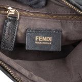 Fendi Monogram Zucca Canvas Chef Hobo Shoulder Bag - vintageandkickz