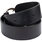 Gucci Black Leather GG Marmont Belt ( 80 / 32 )