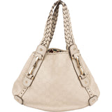 Gucci Guccissima Leather GG Pelham Horsebit Braided Handle Handbag