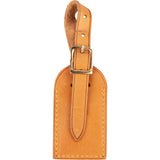 [🔄️B10 / F66] Louis Vuitton Vachetta Leather Luggage Tag - vintageandkickz