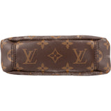 Louis Vuitton Monogram Canvas Noir Leather Nano Pallas Crossbody Handbag