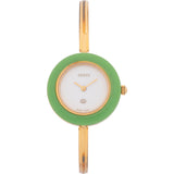 Gucci Gold Tone Change Bezel Bangle 11/12 Women Watch