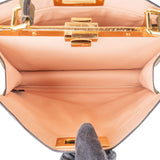 Fendi Olive Green Leather Medium Peekaboo Handbag