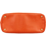 Prada Orange Saffiano Leather Galleria Handbag