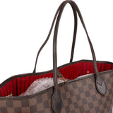 Louis Vuitton Monogram Damier Ebene Neverfull MM Shoulder Bag