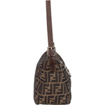 Fendi FF Monogram Baguette Buckle Shoulder Bag - vintageandkickz