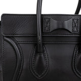 Céline Black Leather Luggage Handbag