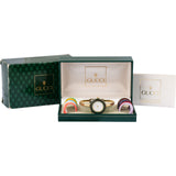 Gucci Gold Tone Change Bezel 11/12.2 Bangle Woman Watch
