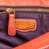 Miu Miu Vitello Lux Leather Bow Satchel Handbag