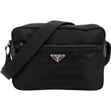 Prada Tessuto Triangle Messenger Crossbody Bag
