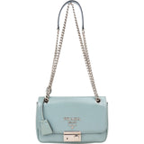 Prada Saffiano Vernice Chain Flap Crossbody Bag