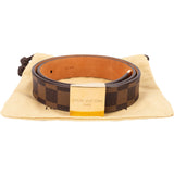 Louis Vuitton Damier Ebene Monogram Ceinture Buckle Belt (70 / 28) LB0053
