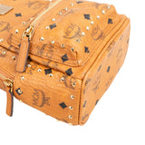 MCM Monogram Visetos Stark Studded Mini Backpack
