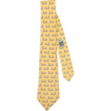 Hermès Whale Print Silk Tie Krawatte