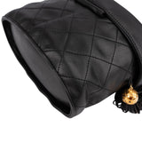 Chanel Quilted Lambskin Tassel Vanity Case Crossbody Bag