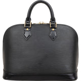 Louis Vuitton Noir Epi Leather Alma PM Handbag
