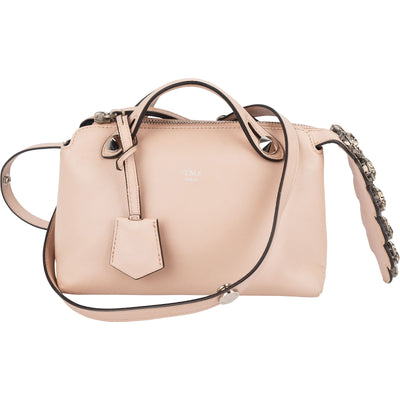 Fendi Leather Studded Crystal By The Way Mini Crossbody Bag