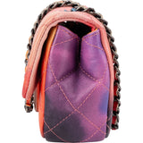 Chanel Quilted Lamskskin Multicolor Flower Power Rectangular Single Flap Mini Crossbody Bag