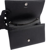 Saint Laurent Grain De Poudre Embossed Leather Kate Chain Crossbody Bag