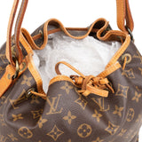 Louis Vuitton Monogram Canvas Sac Noé Petit Shoulder Bag