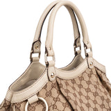 Gucci Monogram GG Canvas Sukey Tote Handbag