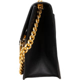 Moschino Leather Lettering Emblem Crossbody Bag