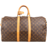 Louis Vuitton Monogram Canvas Keepall 45 Bandoulière Travel Bag