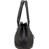 Coach Pebbled Leather Zoe Carryall Shoulder Bag