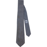 Hermès Geometric Pattern Silk Tie Krawatte
