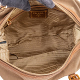 Prada Emblem Jacquard Bauletto Shoulder Bag