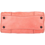 Miu Miu Vitello Lux Leather Small Bauletto Padlock Handbag